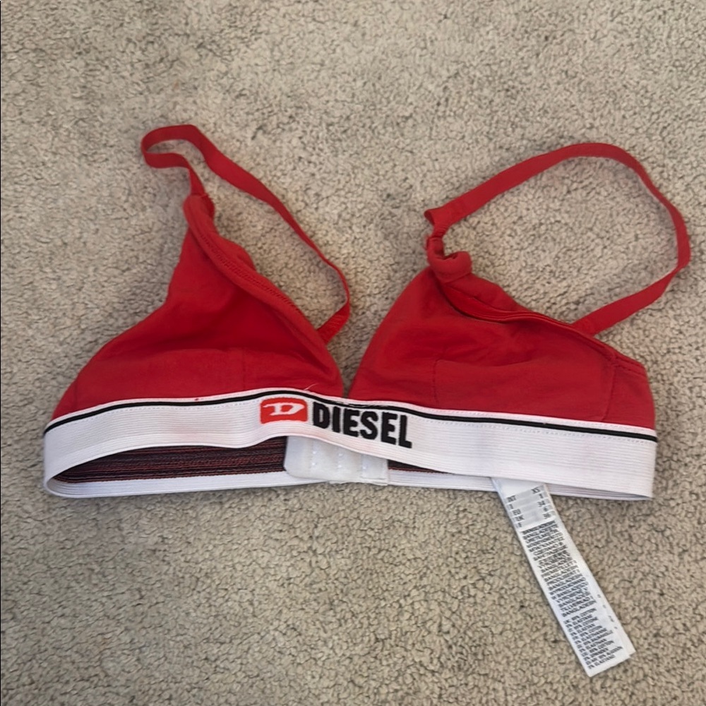 Diesel Women's Red Bralette